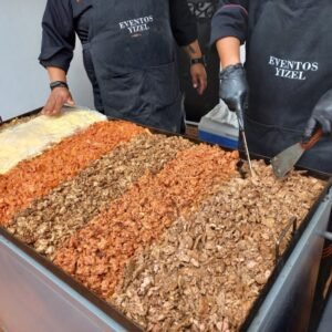 barra de pizza para boda